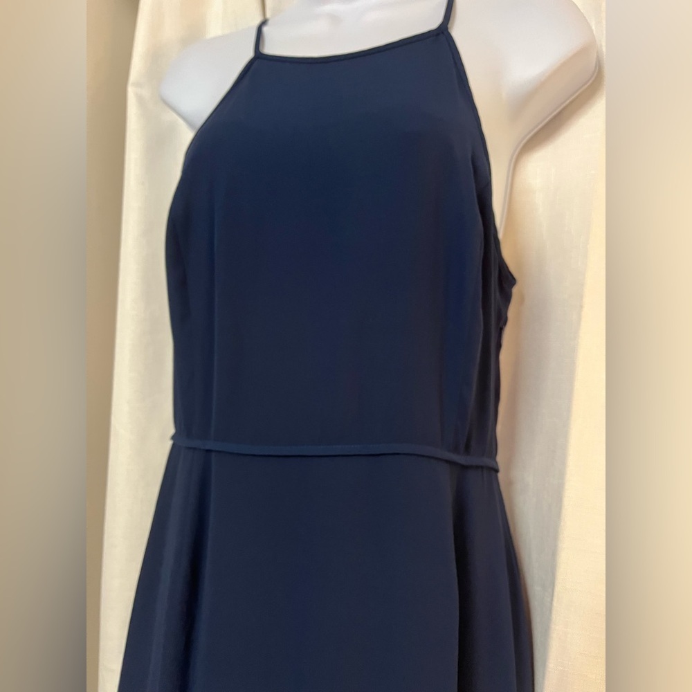 Paper Crown Women’s Navy Blue Maxi Dress Size 4 EUC